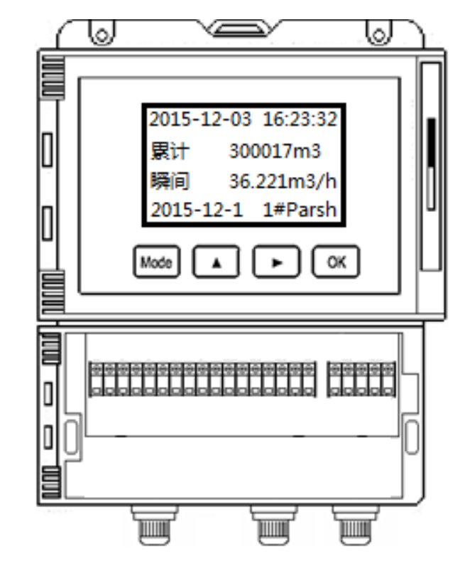 明渠流量計 摁鍵說明